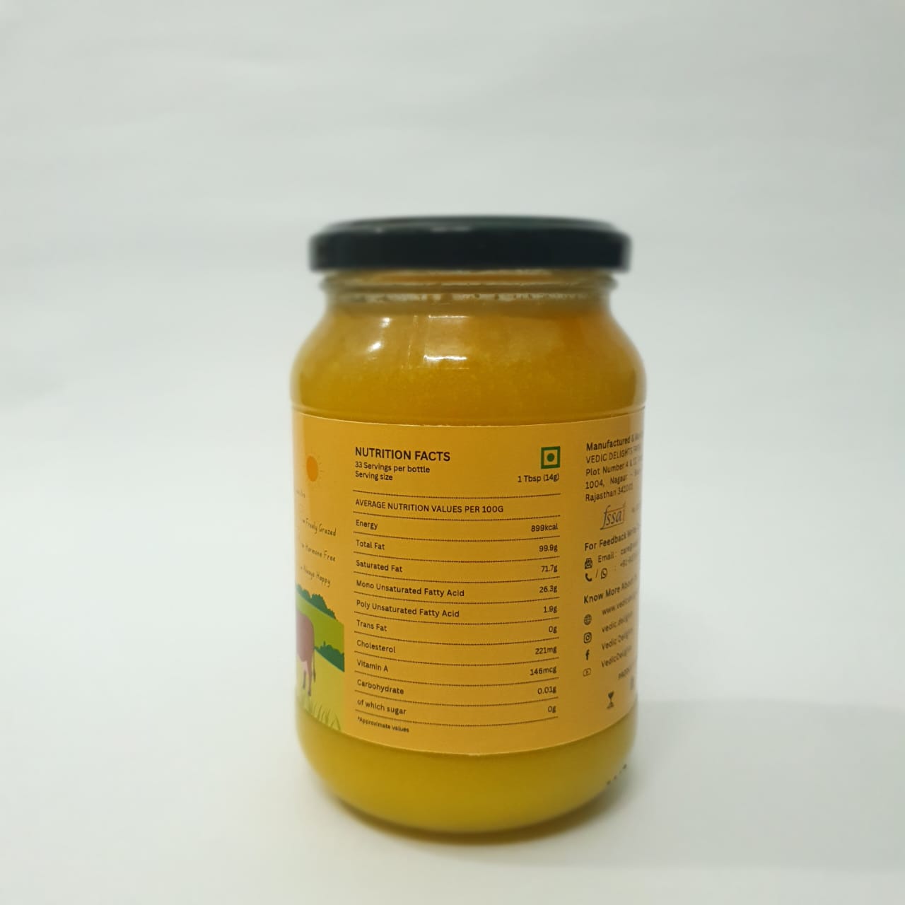 A2 Desi Cow Ghee - 500ml - Image 2